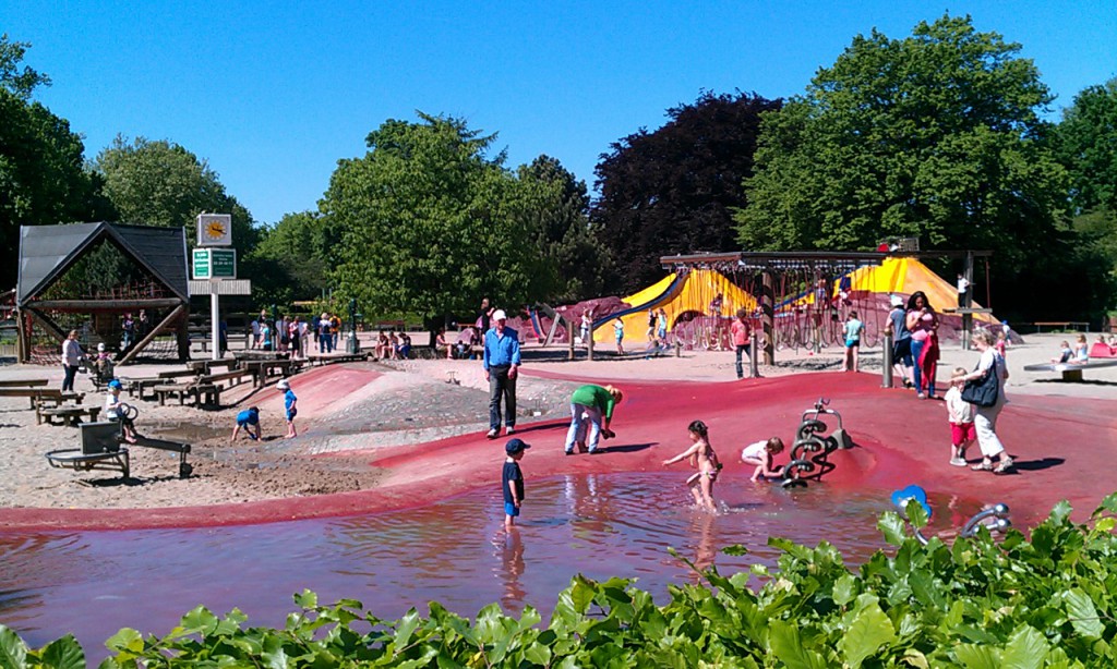Panoràmica d'una zona del parc